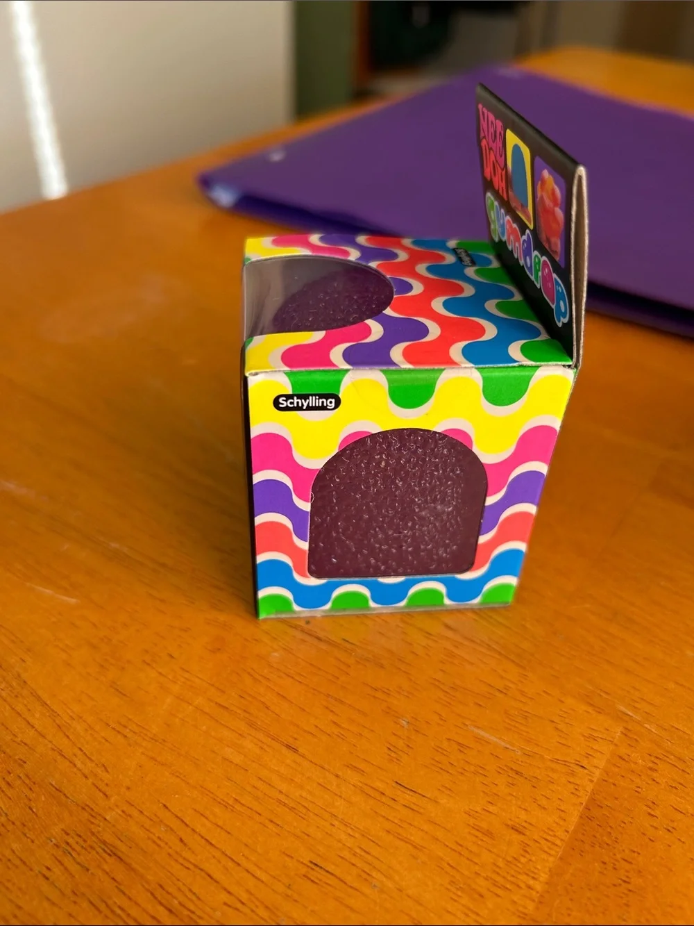 NWT Nee Doh Gumdrop Super Solid Squish - Purple